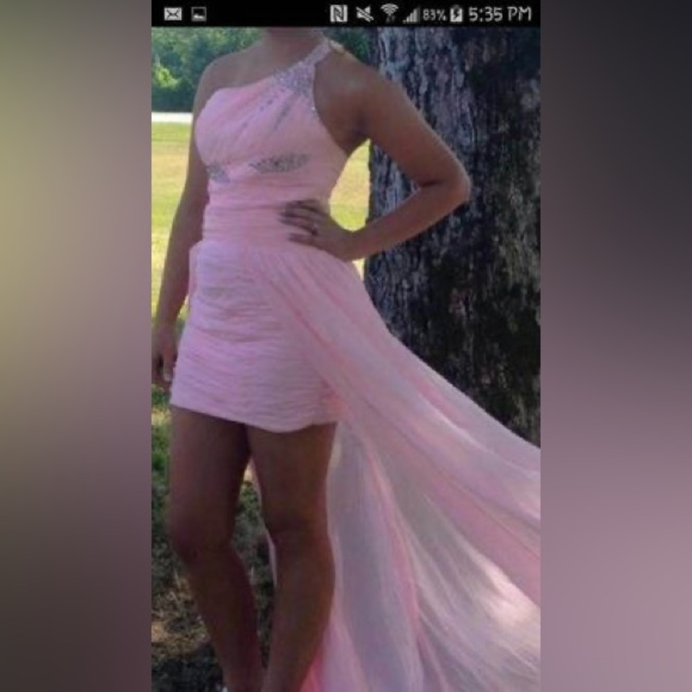 Pink prom dress